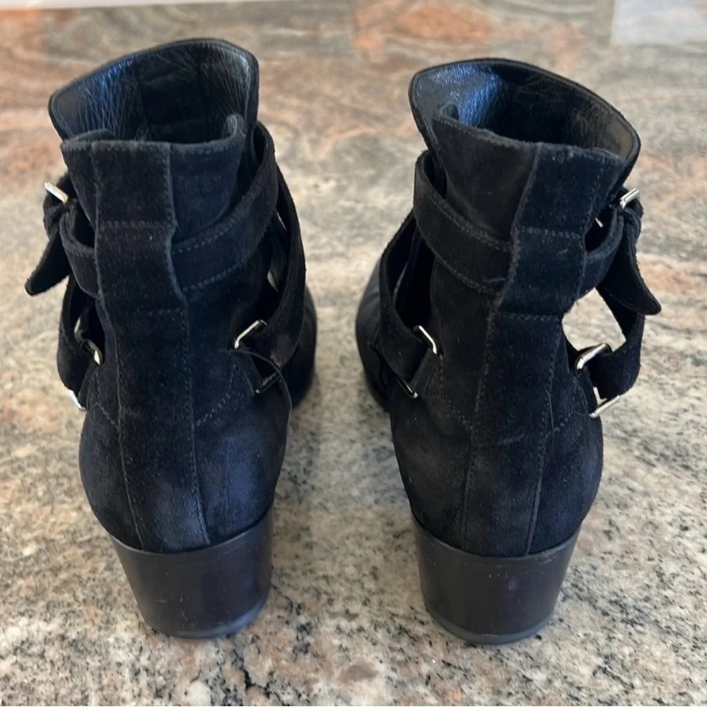 Yves Saint Laurent Black Ankle Boots